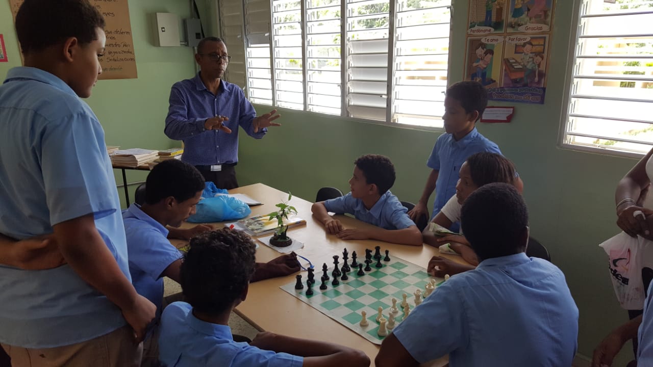 Clases Liceo José Adon Adames Abreu, Quitasueño, Cotui  - Septiembre  18, 2018